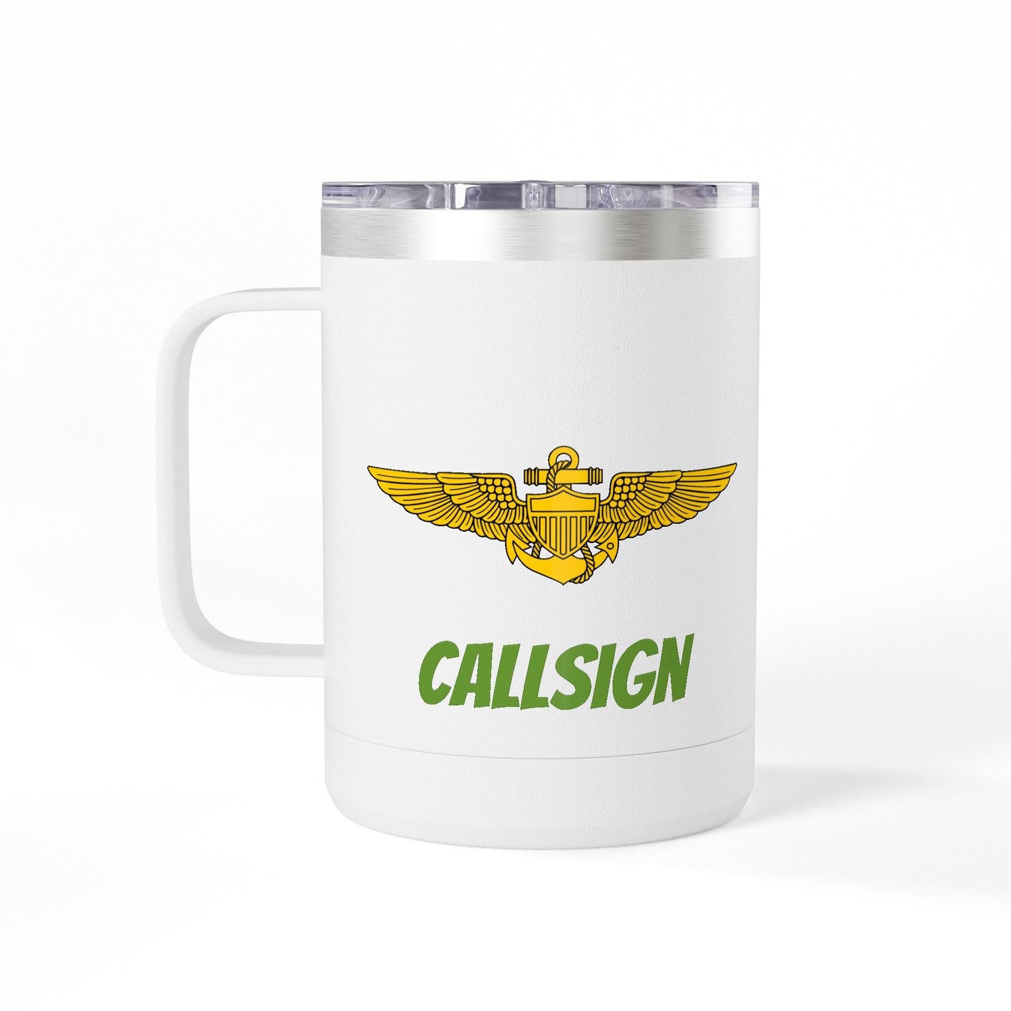 Customizable HSC-11 Coffee Tumbler (White)
