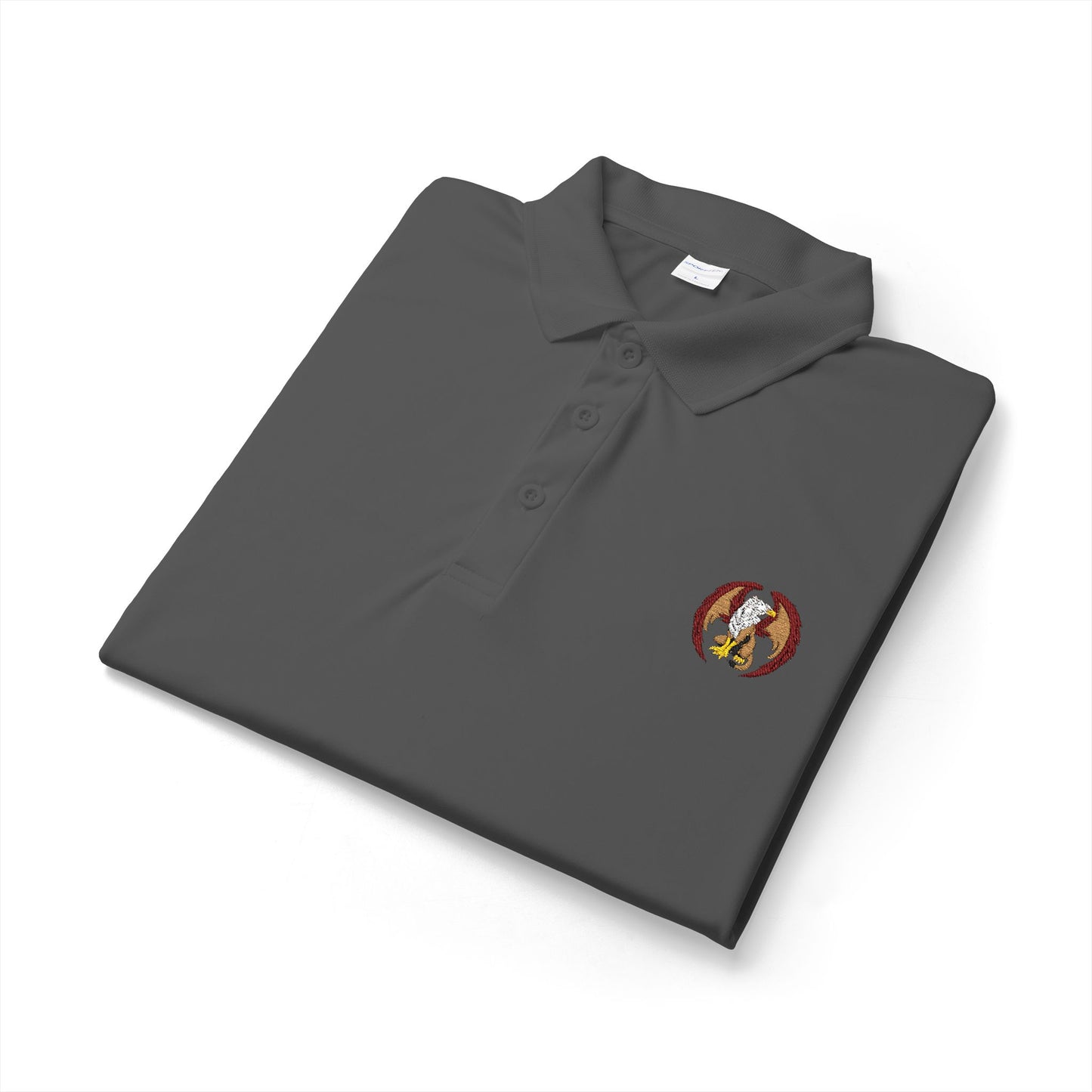 HSM-79 Embroidered Polo (Grey)