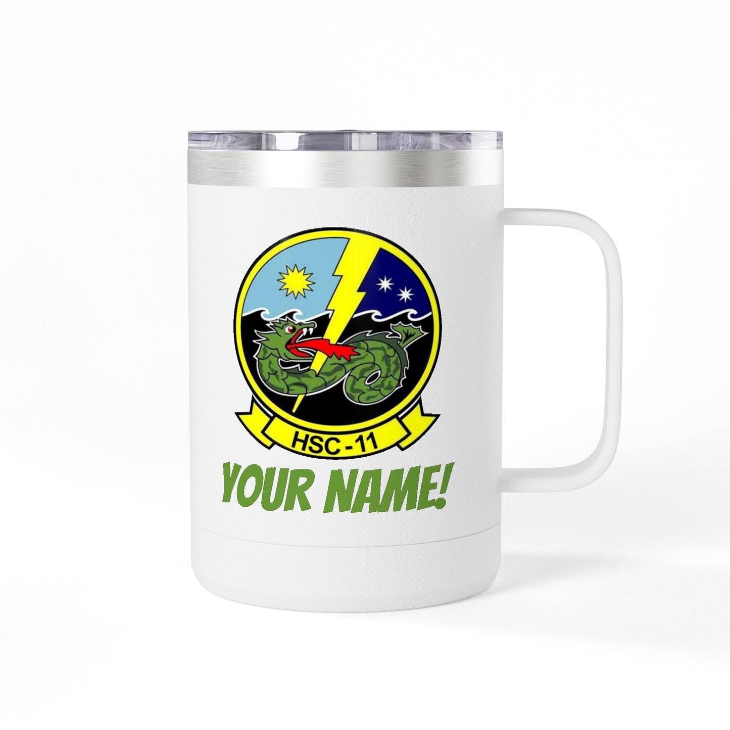 Customizable HSC-11 Coffee Tumbler (White)