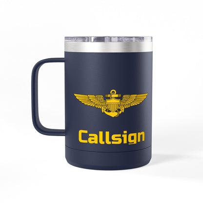 Customizable VFA-11 Coffee Tumbler (Pilot Wings)