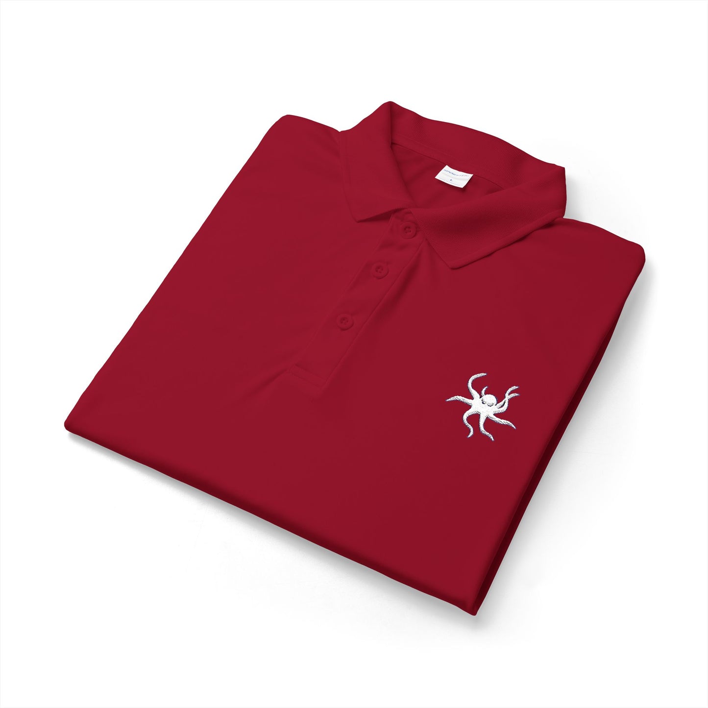 HSC-28 Embroidered Polo (Red)