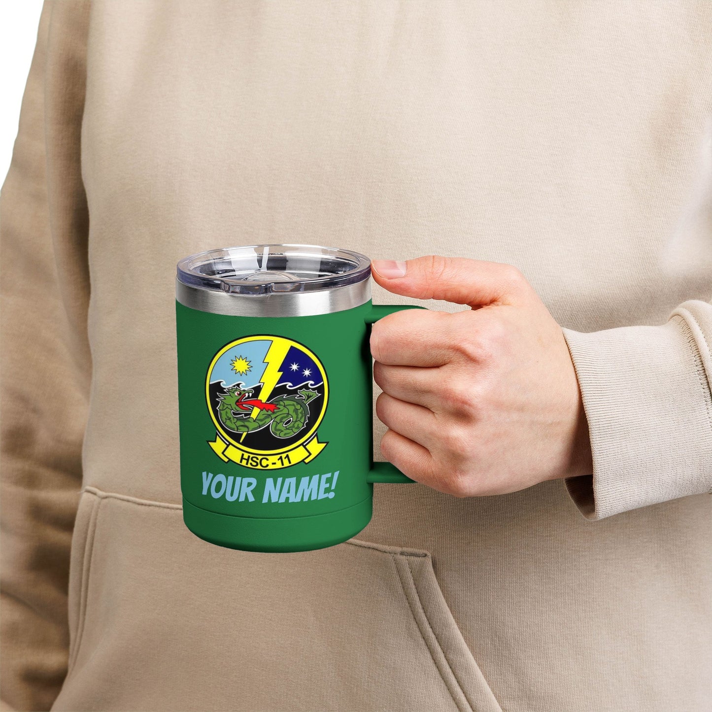 Customizable HSC-11 Coffee Tumbler (Green)
