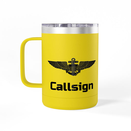 Customizable VFA-31 Coffee Tumbler (Yellow)