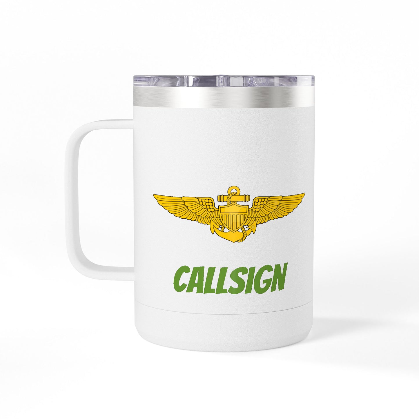 Customizable HSC-11 Coffee Tumbler (White)