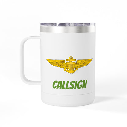 Customizable HSC-11 Coffee Tumbler (White)